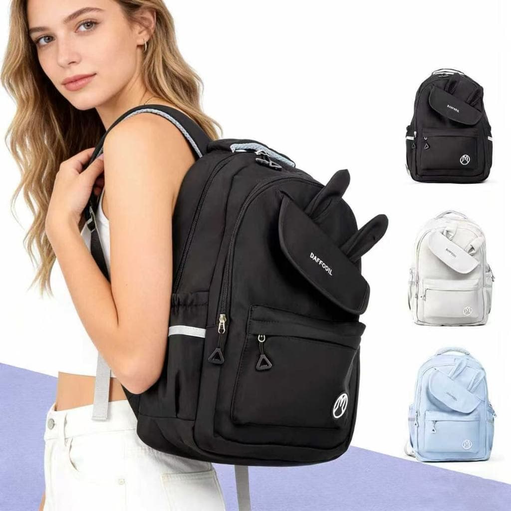 Mochila Reforçada Feminina Faculdade Espaçosa Escolar Casual