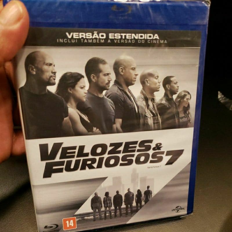 VELOZES E FURIOSOS 7 BLU-RAY LACRADO