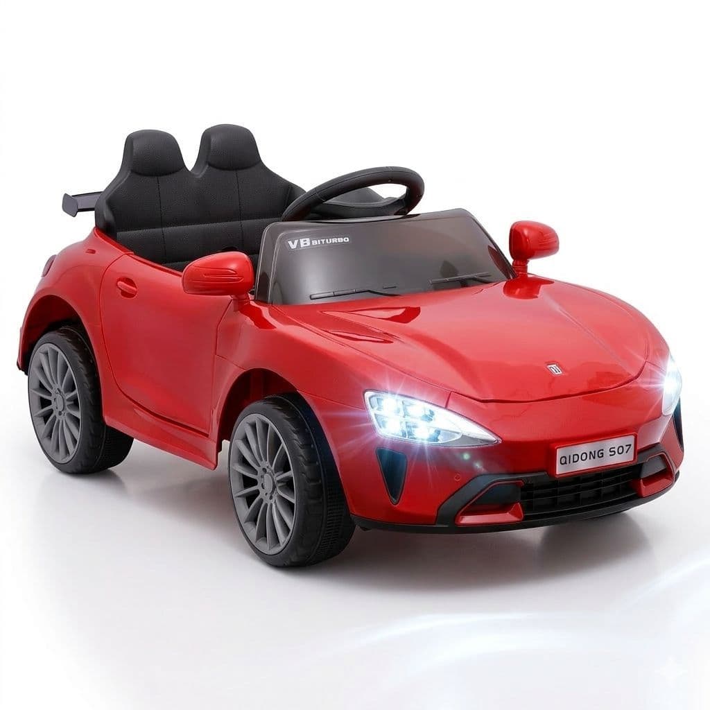 Carro Elétrico Infantil Quadriciclo de Passeio com Acelerador e Controle Remoto 12v Carrinho Esportivo Zu-7