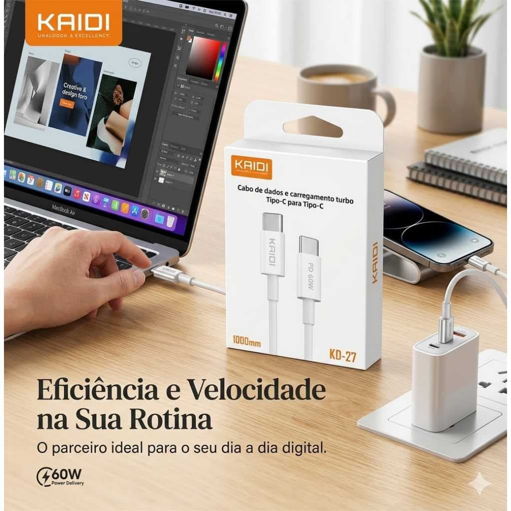 Cabo Tipo C para tipo_c conversa balato e novo compativel iphone,sansumg,motorola ,xiaomi 1 Metro