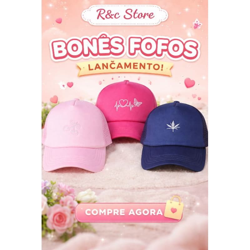 Boné Trucker Confortável com Bordado Discreto