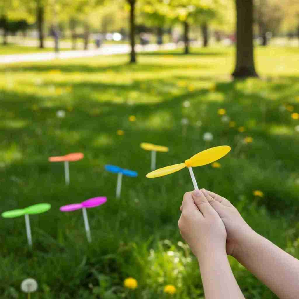 Kit 100 unid Giro Hélice Pirocóptero Girocóptero lembrancinha aniversário prenda festa infantil