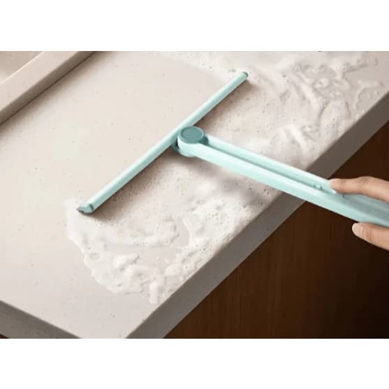 Rodo de Limpeza Dobrável 360° Multifuncional Articulado Pia Vidros Casa Cozinha