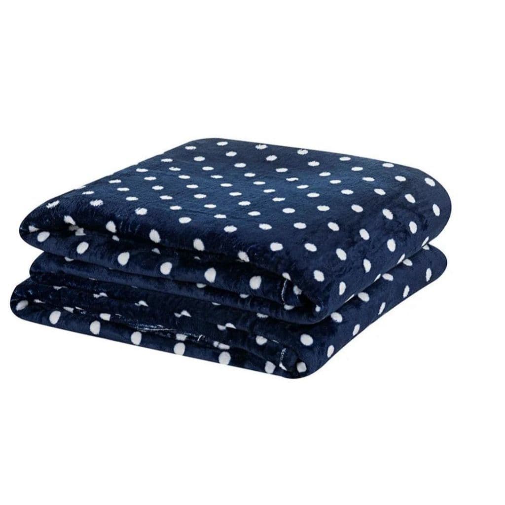 Manta Coberta de Inverno Flanelada Toque Aveludado Poá Solt/Casal e Quenn Envio Imediato!