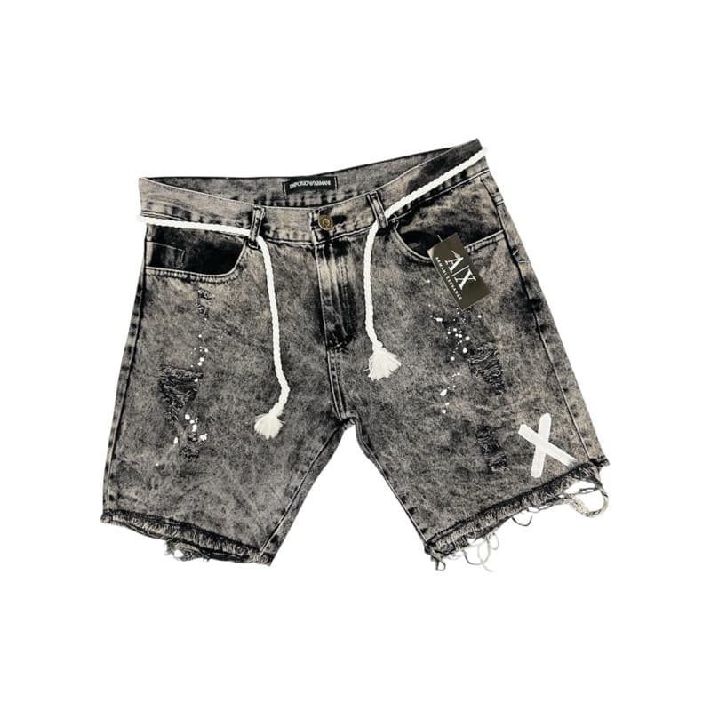 Bermuda Jeans Masculina Jogador Premium Original Tradicional Curta Luxo Exclusividade Destruído Look Elegante Moderno