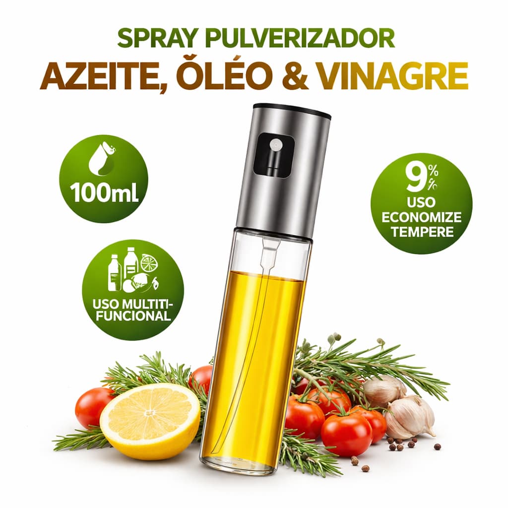 Garrafas De óleo 100ml Burrifador Pulverizador De Azeite