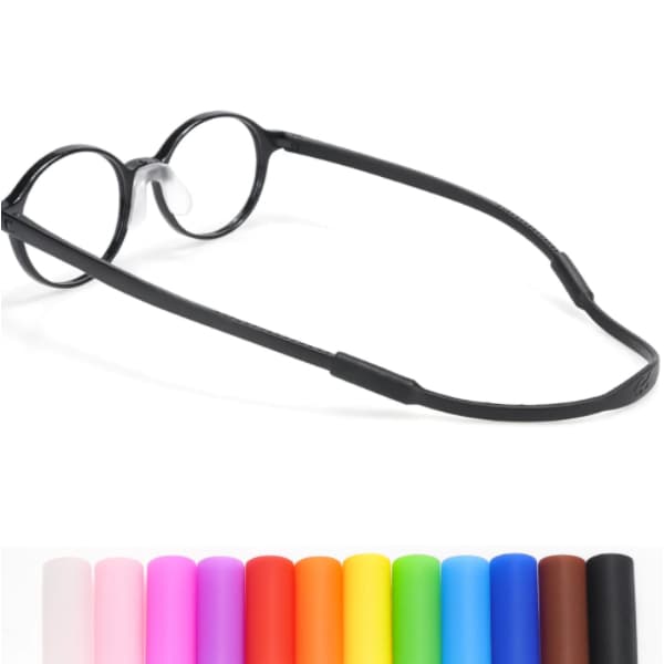 Kit com 10 uns Cordão Silicone Para óculos infantil/suporte de óculos Nova (Multicolorido)