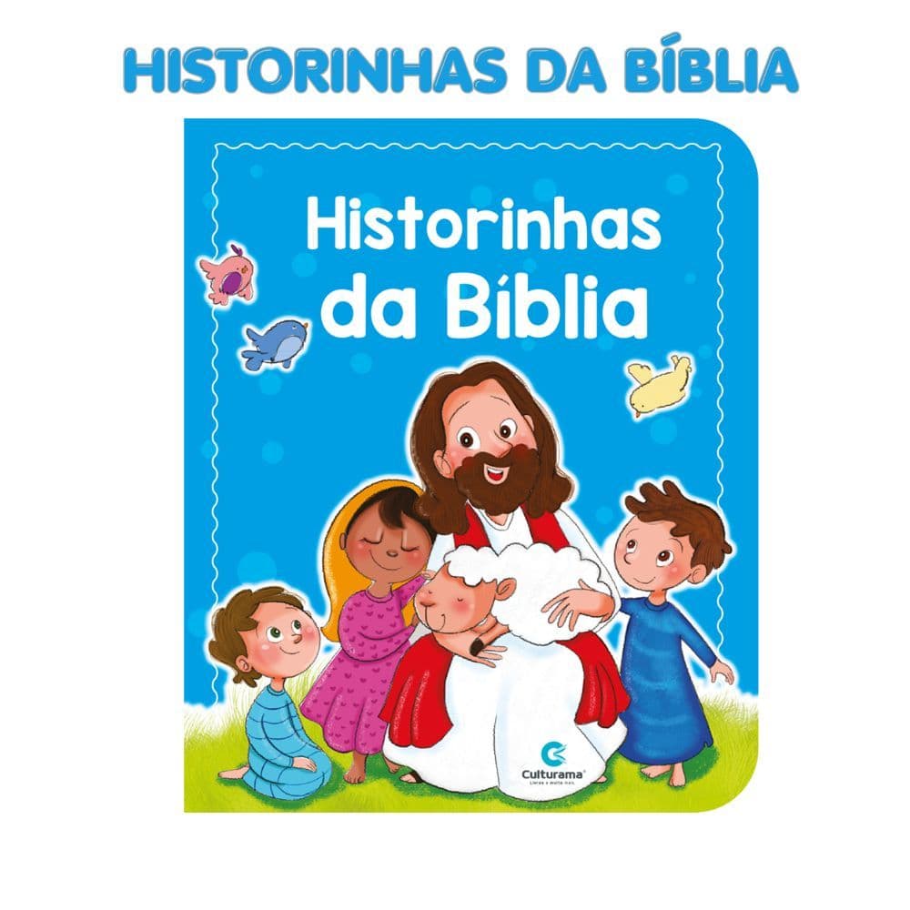 Historinhas da Bíblia Ilustrado Arca de Noé Livro Infantil Cristão Para Crianças