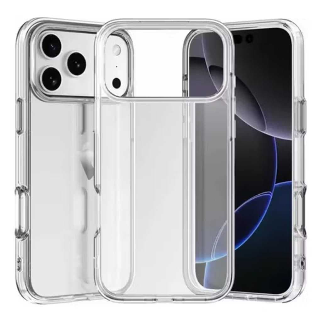Capa Capinha Clear Space iPhone Da linha 17 17Air 17 Pro 17 Pro Max 18 Pro 18 Pro Max Premium Alta Proteção_AMG