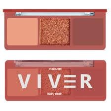 Paleta de Sombras Viver 3 Tons HB-F528 G2