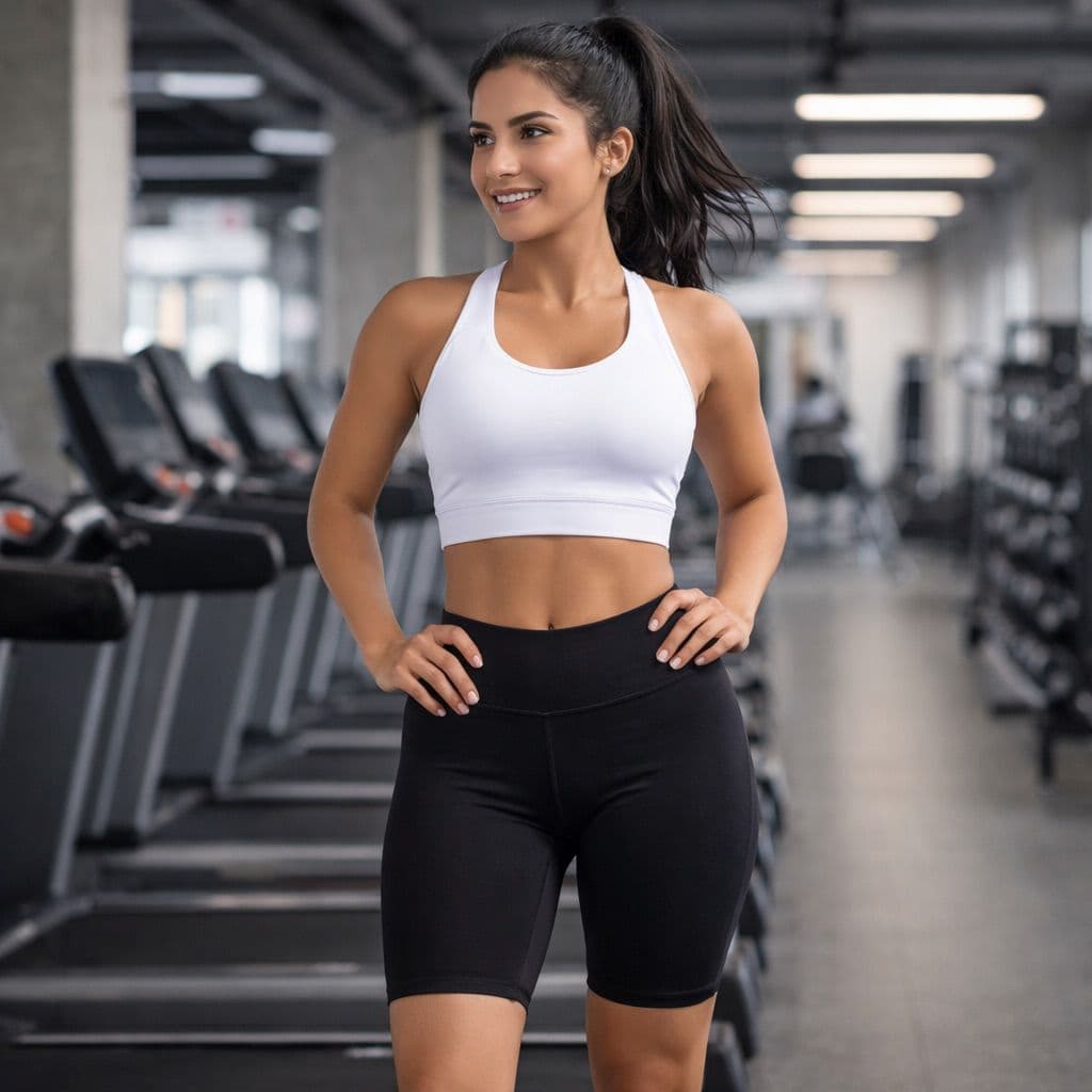 Bermuda De Ginástica Fitness Academia Ciclista Moda Feminina