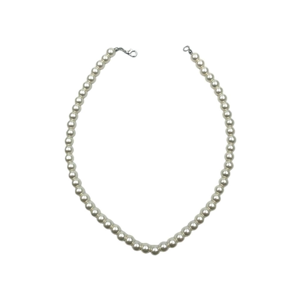 Colar de Perola Sintetica Gargantilha Feminina Moda Acessorio Elegante Festa Casamento