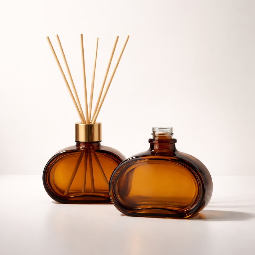 Frasco de Vidro  Difusor de Aromas Tammy 200ml rosca 28mm Sem Tampa
