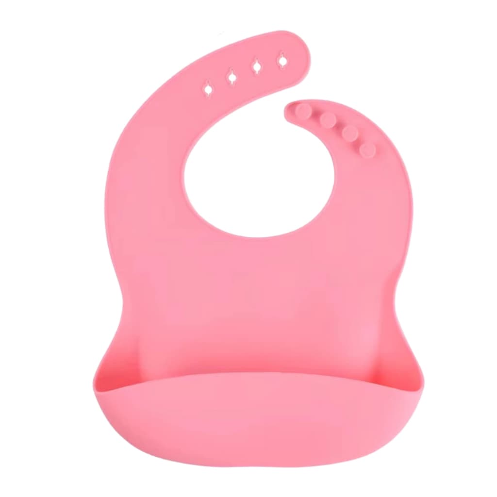 Babador Bebê Silicone Pega Migalha Introdução Alimentar