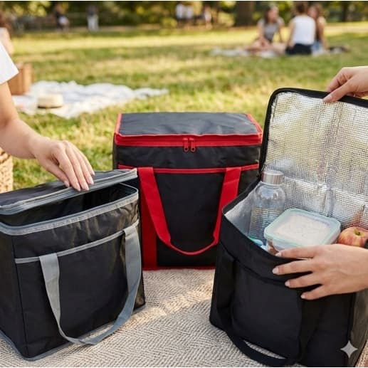 Bolsa Térmica Grande com 36 Litros Marmita Lancheira Grande Academia Passeio Praia Camping Piquenique