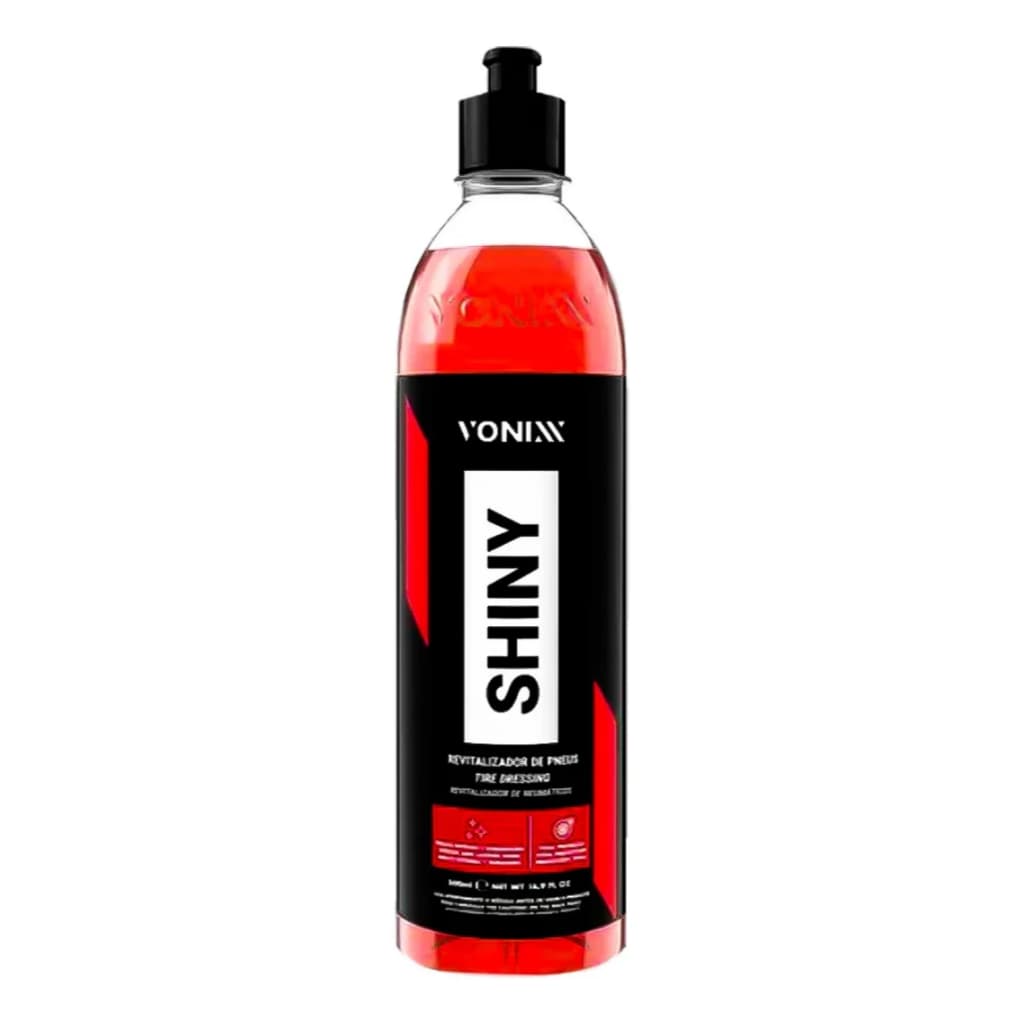 Shiny Pneu Pretinho Super Brilho e Protecao 500ml Vonixx Revitalizador De Penus