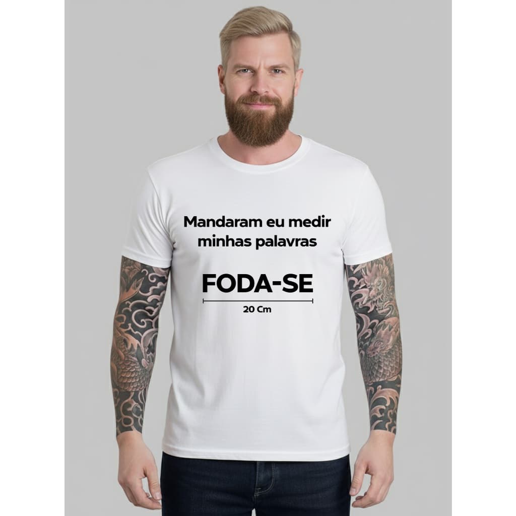 Camiseta Camisa Masculina Frases Criativas Engraçadas Humor Moda Meme Malha Fria Premium
