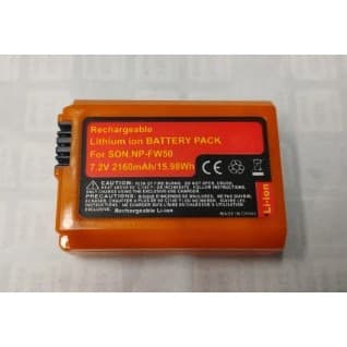 Kit com 2 baterias Pickle Power NP-FW50 de 1500mAh e carregador para câmeras Sony ZV-E10, A6000, A6400, A6300, A5100, a7