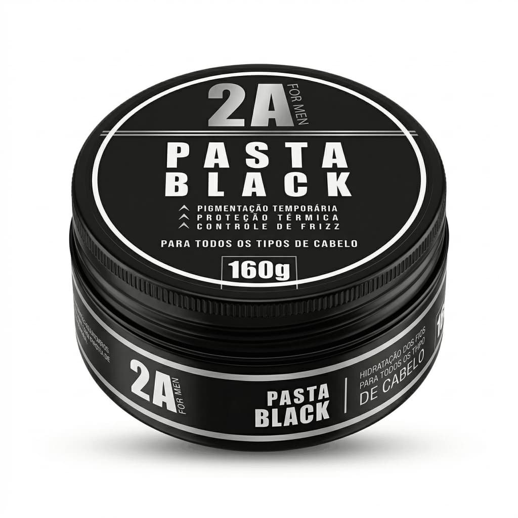 Pomada Modeladora Preta Urban Noir – Realce de Cor, Definição e Brilho Natural 160g