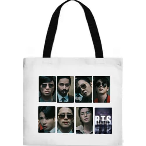 Sacola tipo Ecobag Personalizada - ARMYBTS - sob encomenda 3 dias úteis