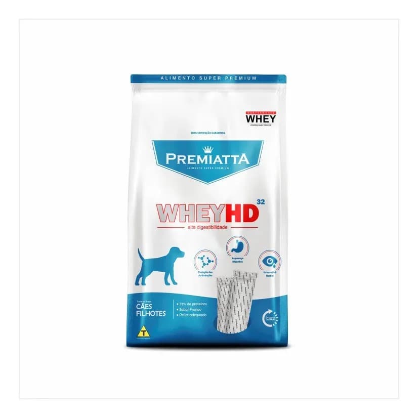 Ração WheyHD Filhotes Todos os portes 6kg