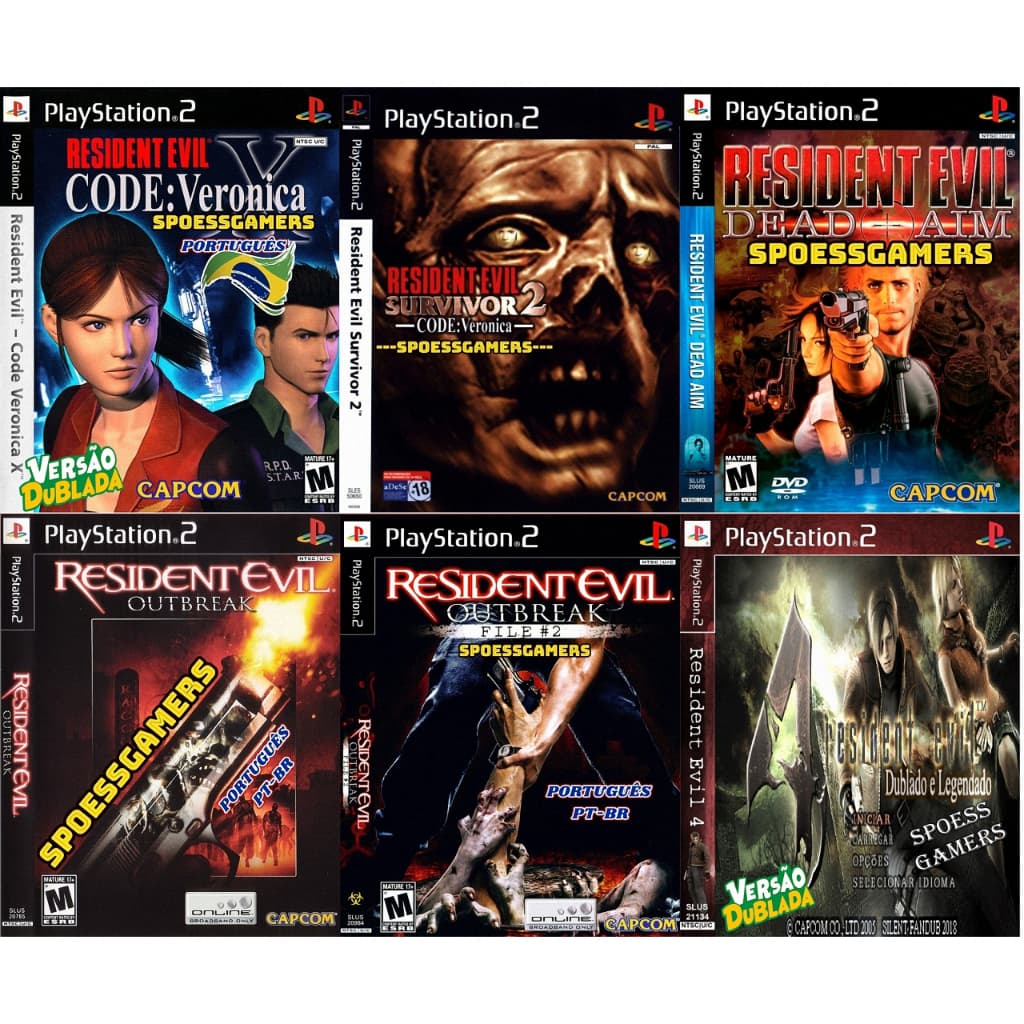 Resident Evil PS2 Compatível | Terror Sobrevivência | Clássico e Cheats