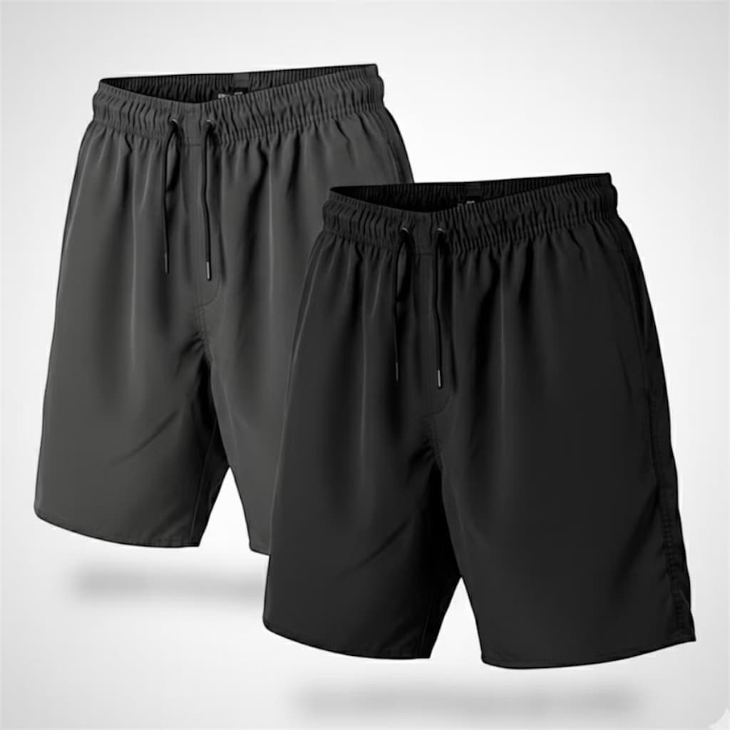 Kit  02 short dry fit bermuda homem calção de academia