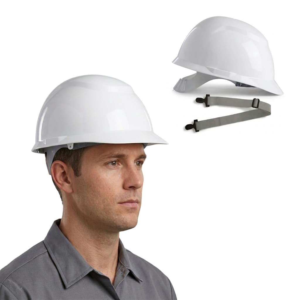 Capacete De Segurança Com Jugular Epi Para Obra Proteção AzulCapacete De Segurança Com Jugular Epi Para Obra Proteção