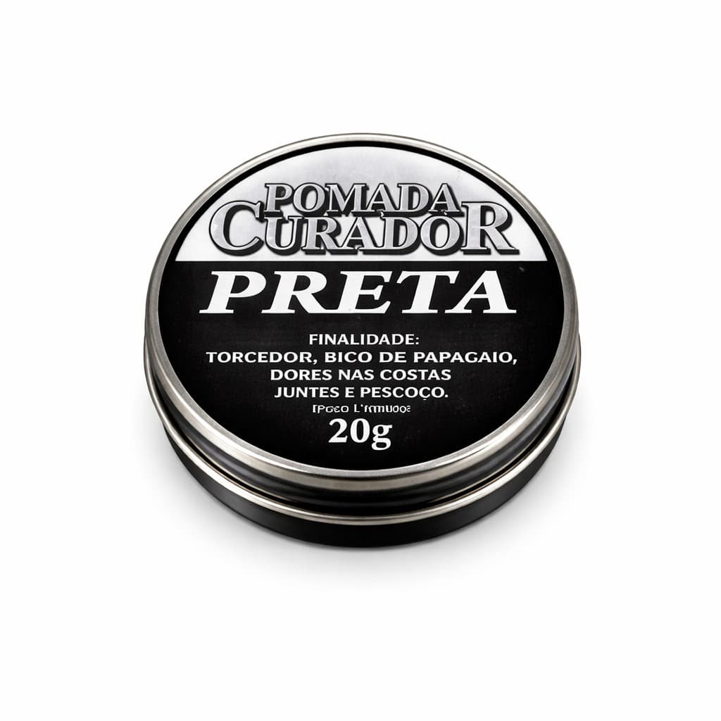 12 UN Pomada Curador Preta - 20g