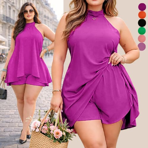 BLUSA E SHORT CONJUNTO FEMININO MACAQUINHO BASICO ESTILOSO VESTIDO REGATA GOLA ALTA MODA ESTILOSO BLOGUEIRA TENDENCIA