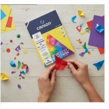 Papel Colorido Canson 8 Cores A4 24 Folhas 120g/m2 Criativo