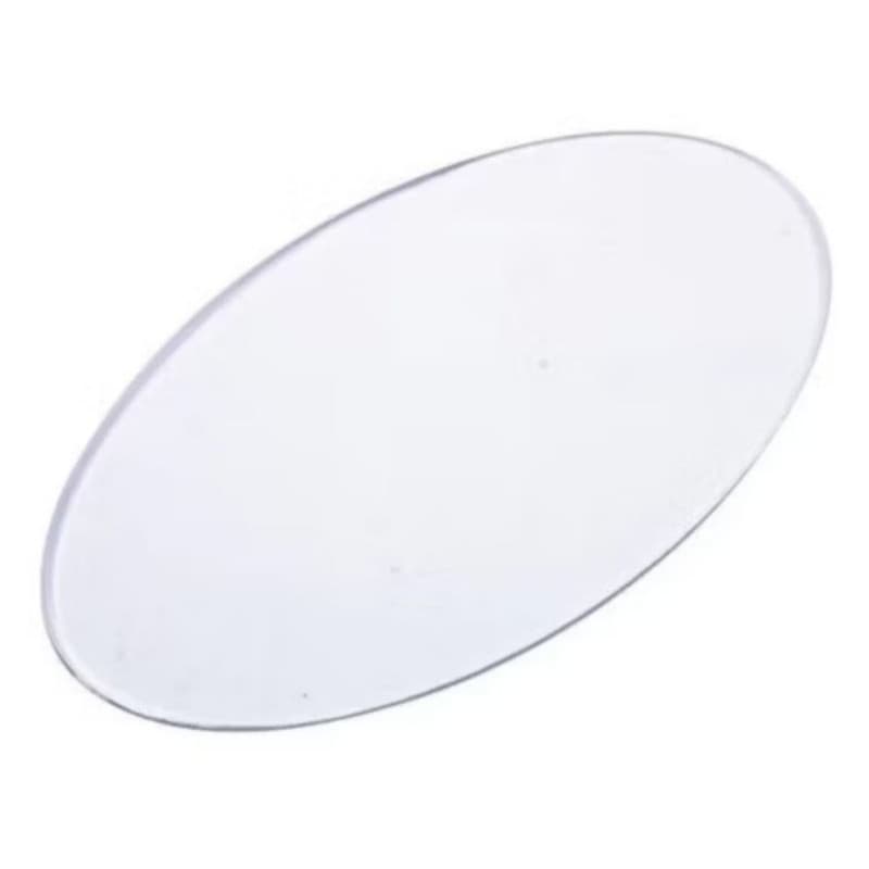 Kit 10 un Base Acrílica Oval 14x8 cm de diâmetro Para Biscuit Topos de Bolos  Artesanatos