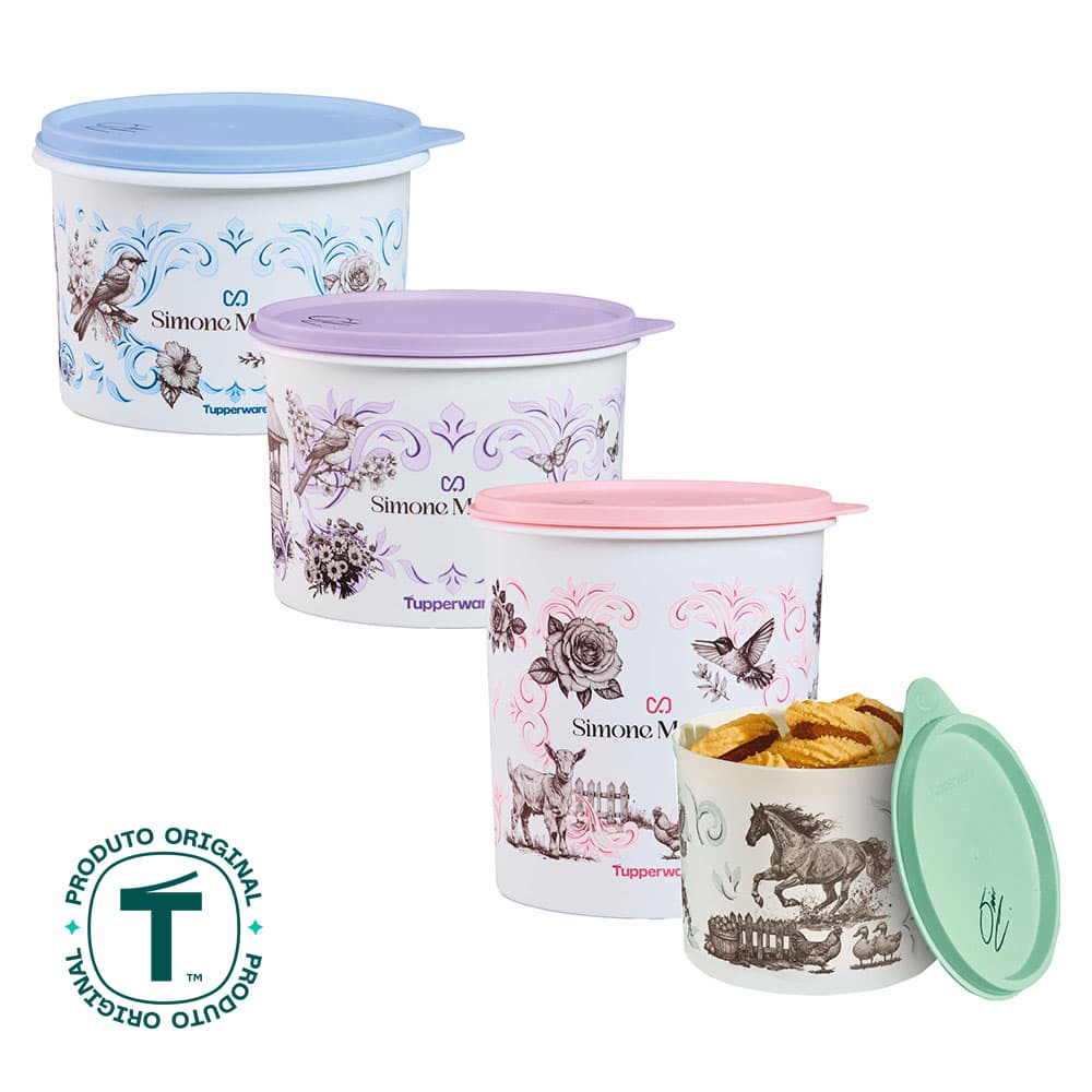 Kit Tupperware Simone Mendes Retorno às Origens 4 Peças