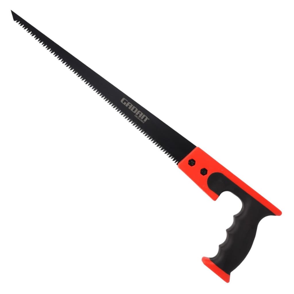 Serrote De Ponta Para Cortar Gesso Drywall Cabo Anatômico Cor Vermelho