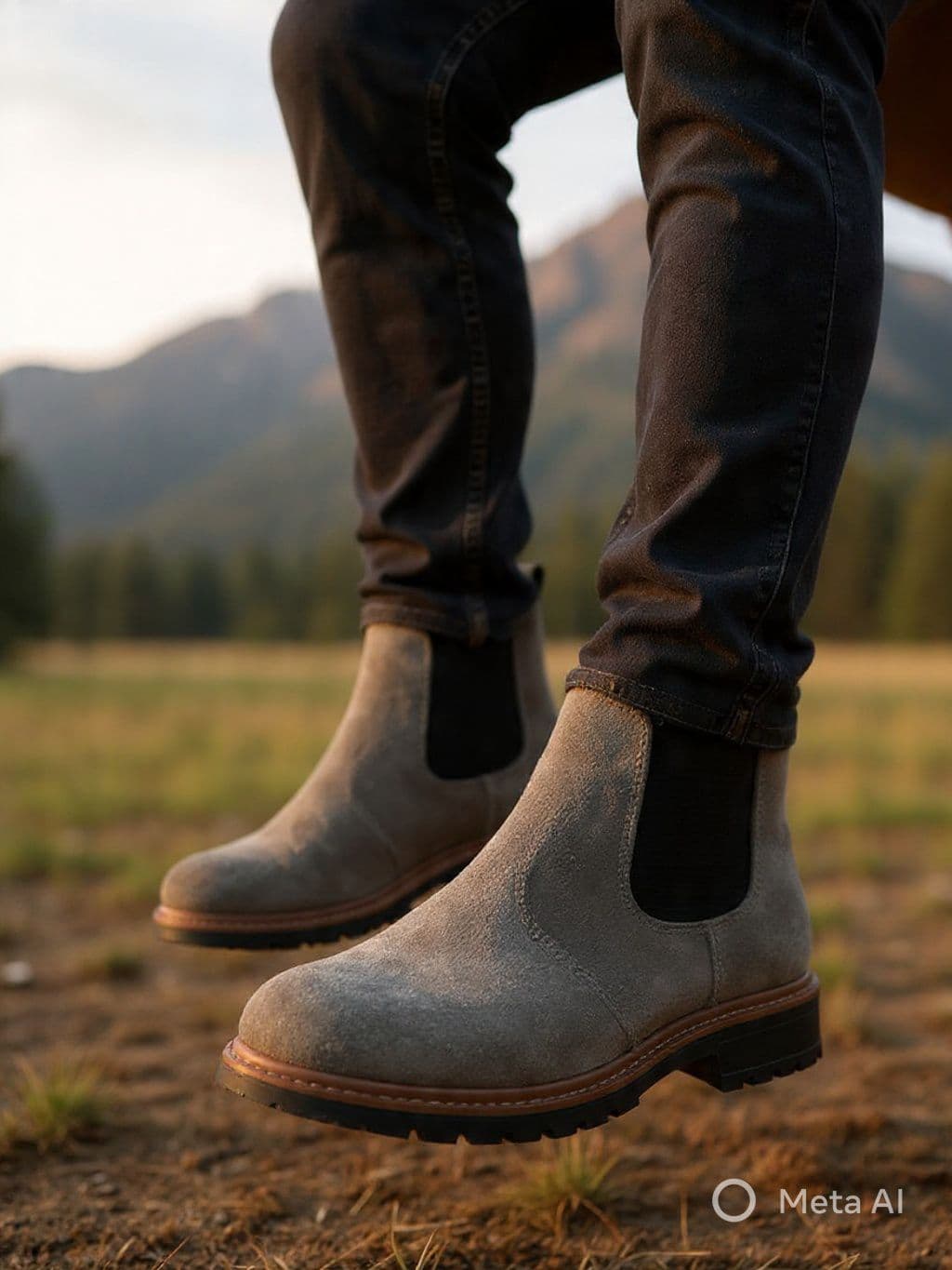 bota chelsea camurça jk-3000 unisex confortavel