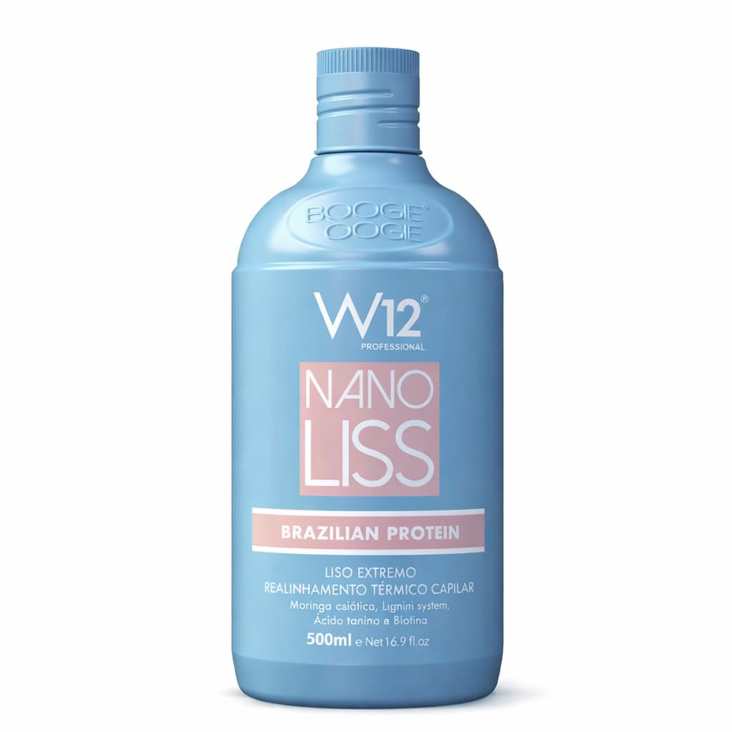 Progressiva sem formol Nano Liss PROTEIN W12 realinhamento 500ml