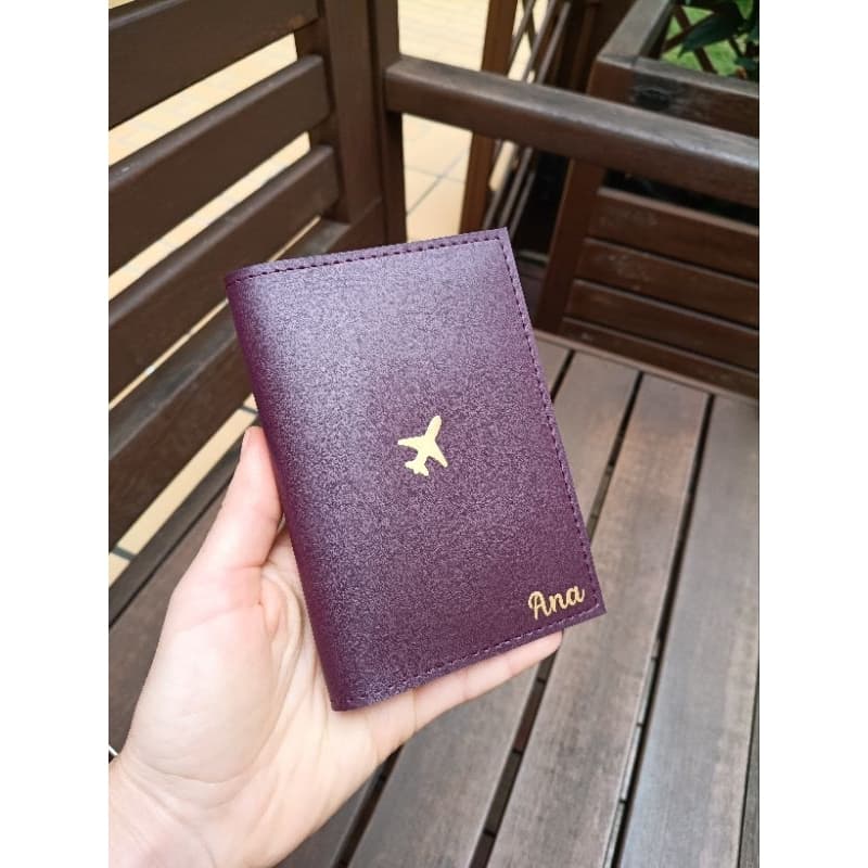 Porta passaporte individual personalizado