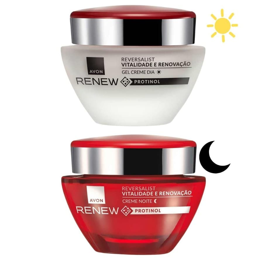 Kit Creme Facial Renew Reversalist Dia + Noite - Avon na caixa lacrado 100% Original