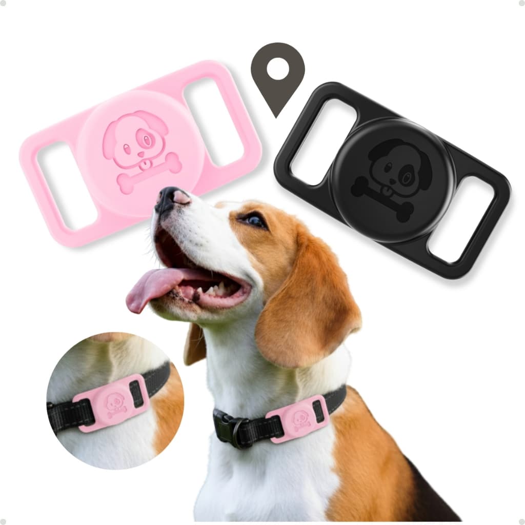 Capa De Silicone Para Airtag À Prova D'água Pet Cães E Gatos