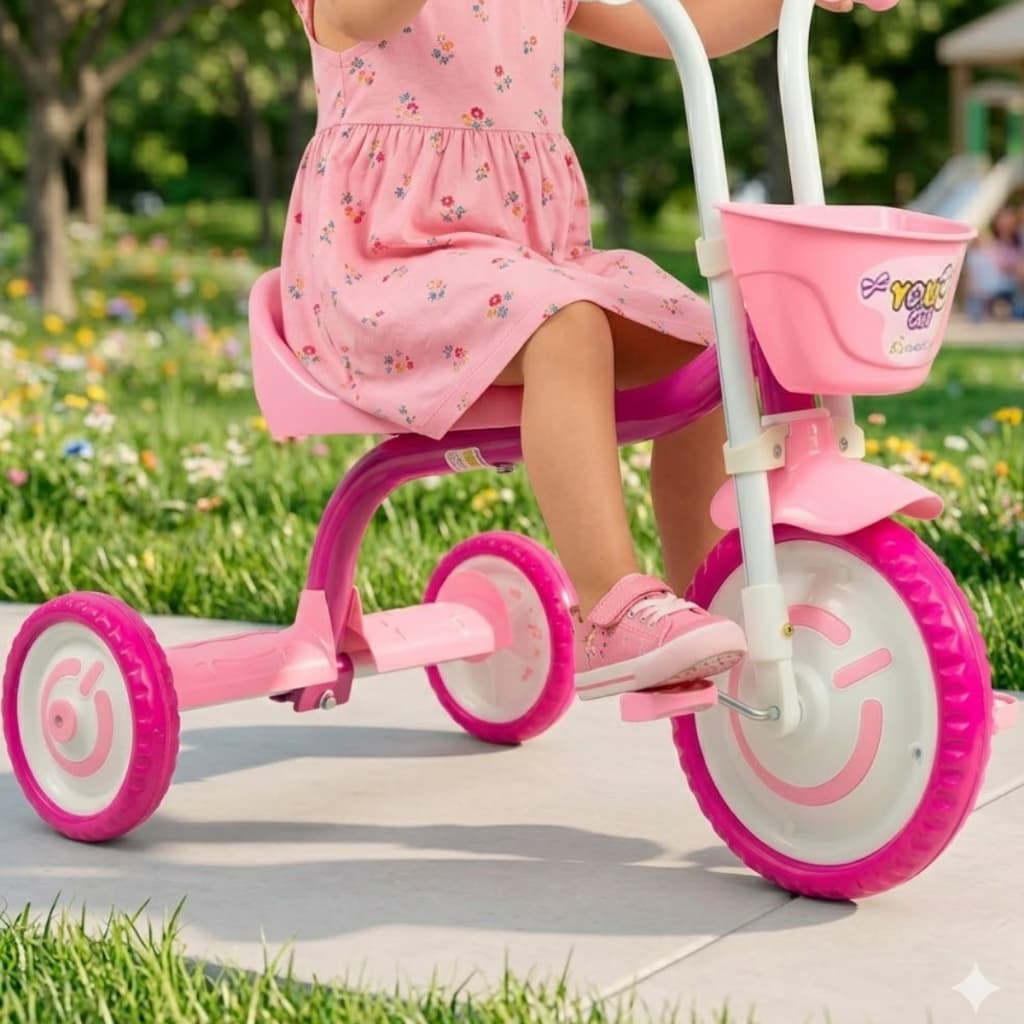 Triciclo infantil NATHOR YOU 3 GIRL Alumínio Resistente