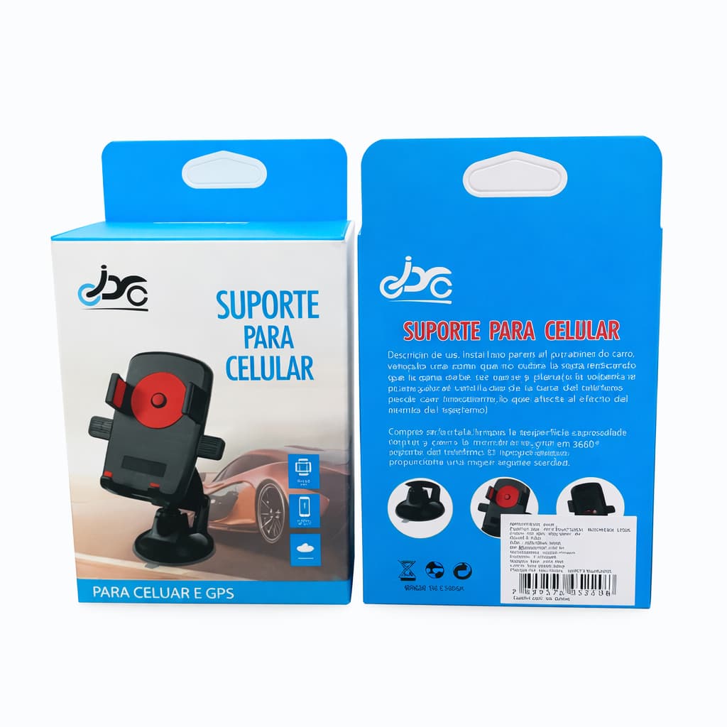 Suporte Universal Celular Carro Le-028 Ajustável Vidro Fixo