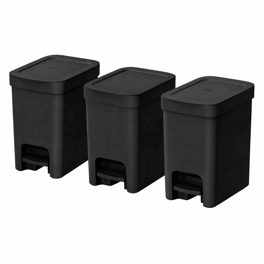Lixeira de Pedal Trium 6L Para Cozinha, Pia e Banheiro - Ou Martiplast