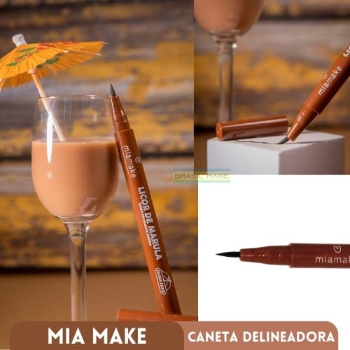 Mia Make Caneta Delineadora Marrom Licor de Marula
