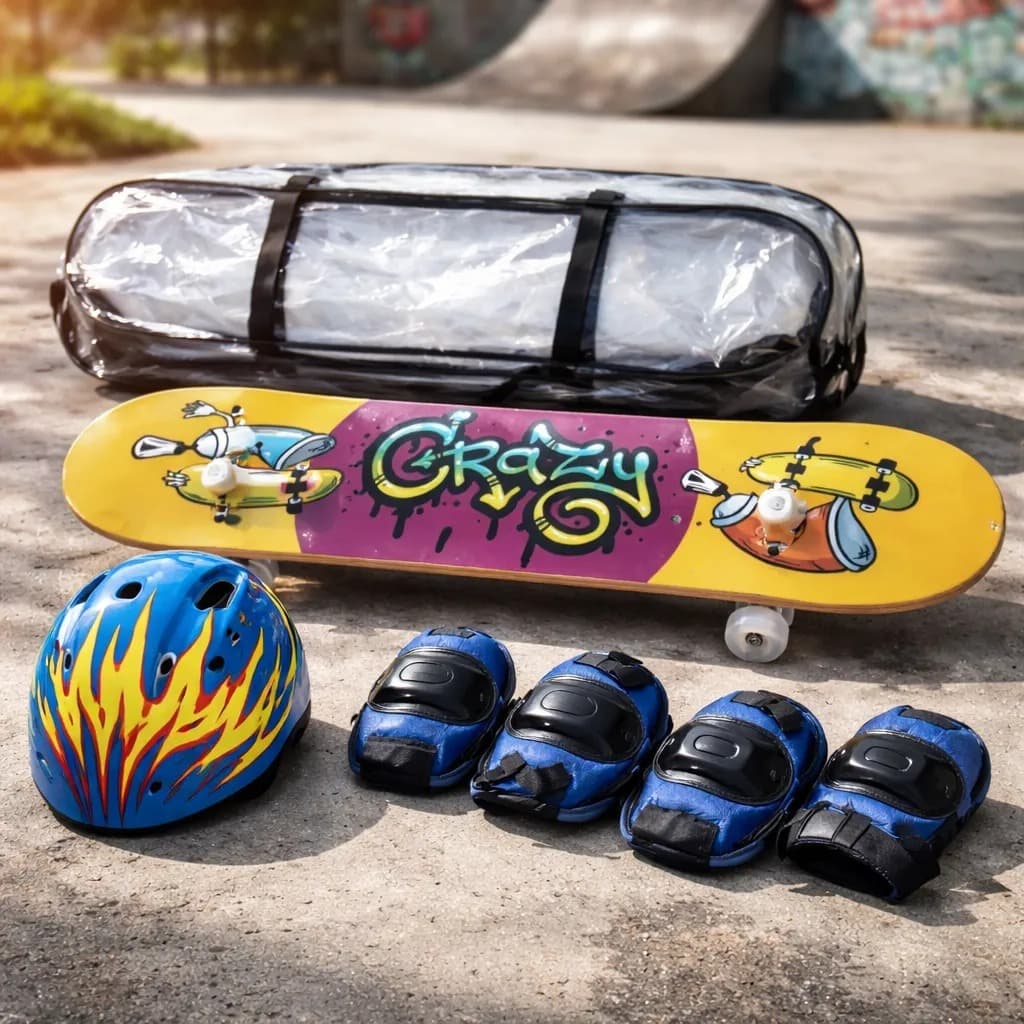 Kit Skate Proteção Infantil 7 Peças Toys & Toys