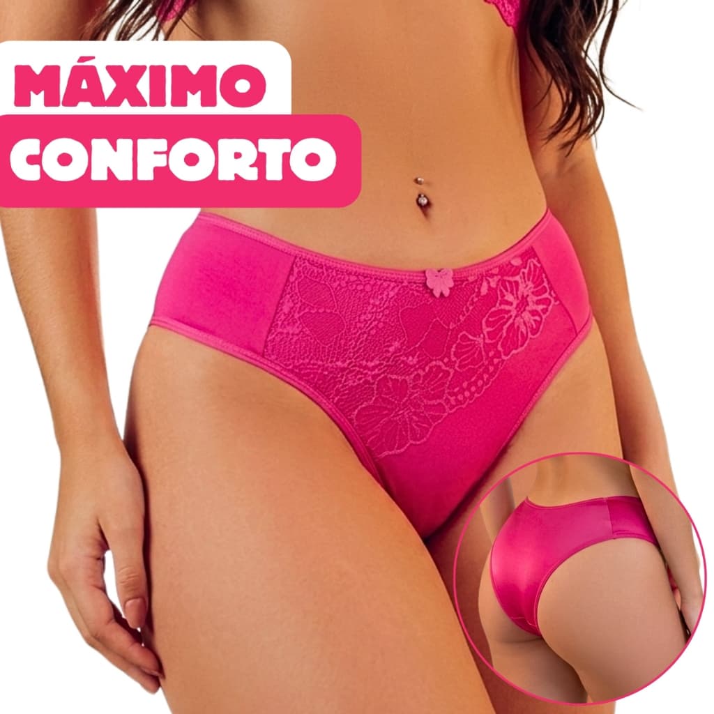 Kit Calcinha Tanga Tampa Bumbum Calcinha Dia a Dia Conforto Calcinha Adulta Femenina Calsinha Femenina