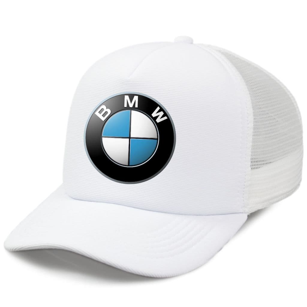 Boné Trucker Aba Curva Unissex Bmw Lançamento