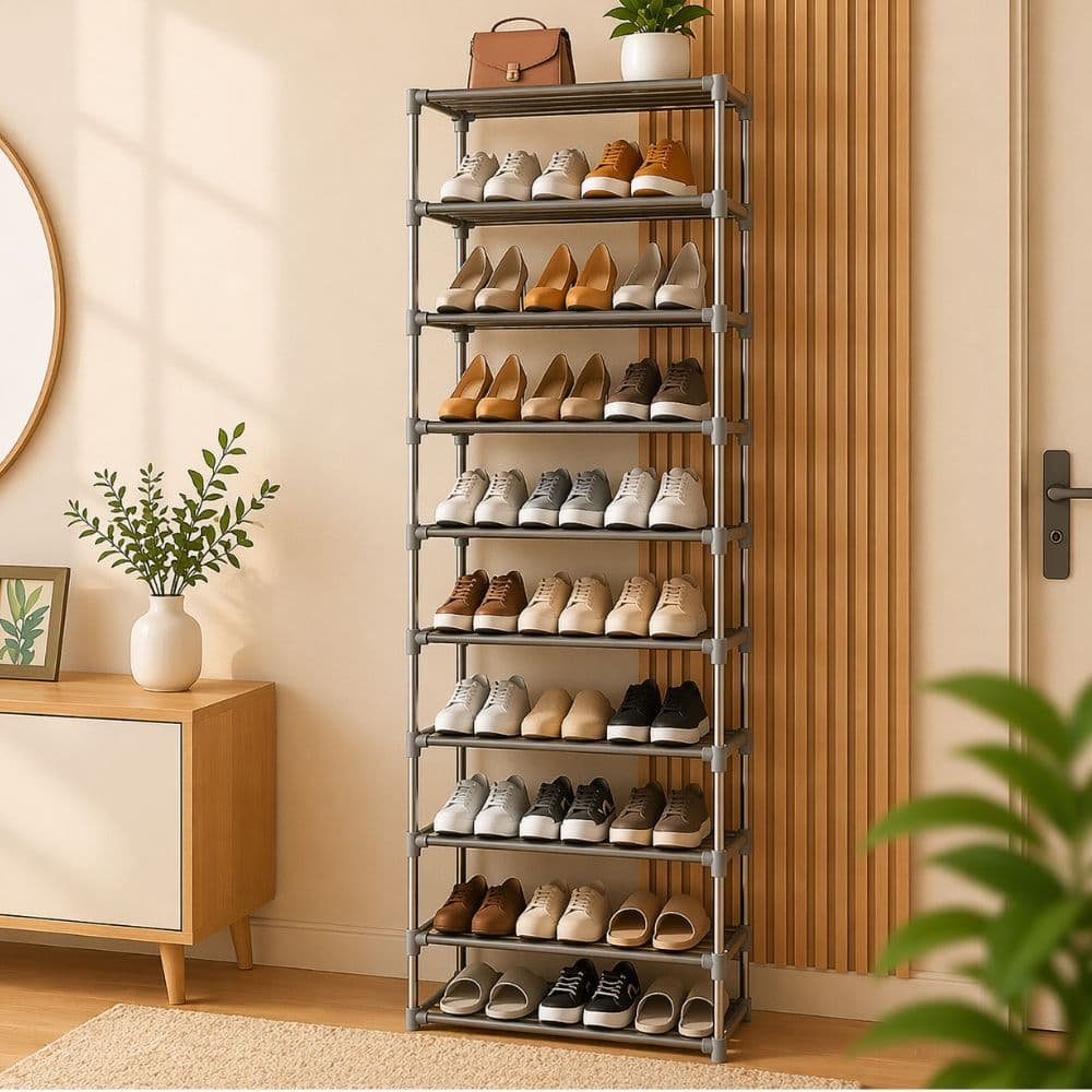 Sapateira Vertical para até 30 Pares com 10 prateleiras