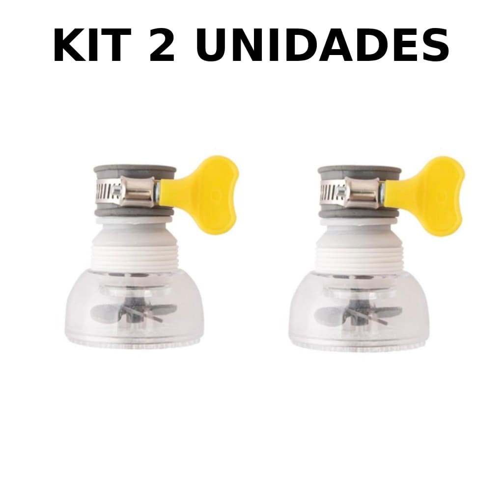 Arejador para Torneira Flexível 360° Chuveirinho Extensor Retrátil Kit 2 Economia Água