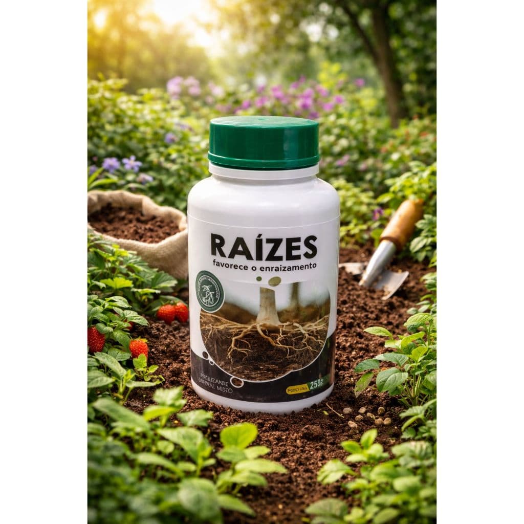 Adubo e Fertilizante Raízes favorece o enraizamento
