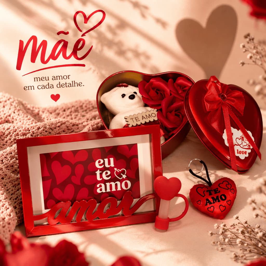 Presente Kit Dia das Mães Completo Pronta Entrega Lindo